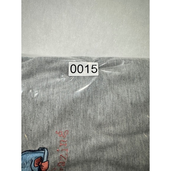Disney Store Eeyore Star Gazing Nightshirt Gray Pink Ringer Sleep Tee Womens S/M - Picture 7 of 7